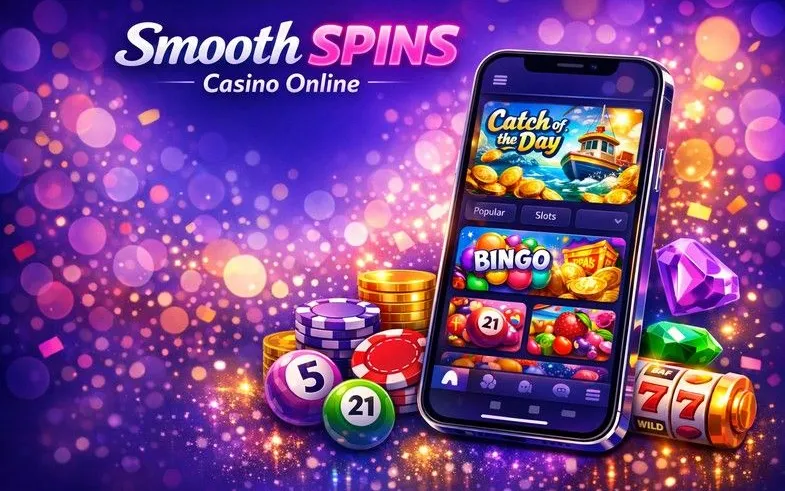Smooth Spins mobile app hero banner